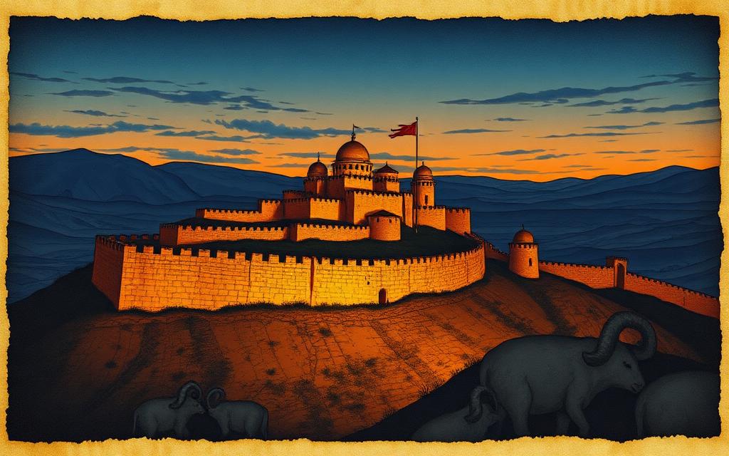 Ilustração da era Conquista e Juízes