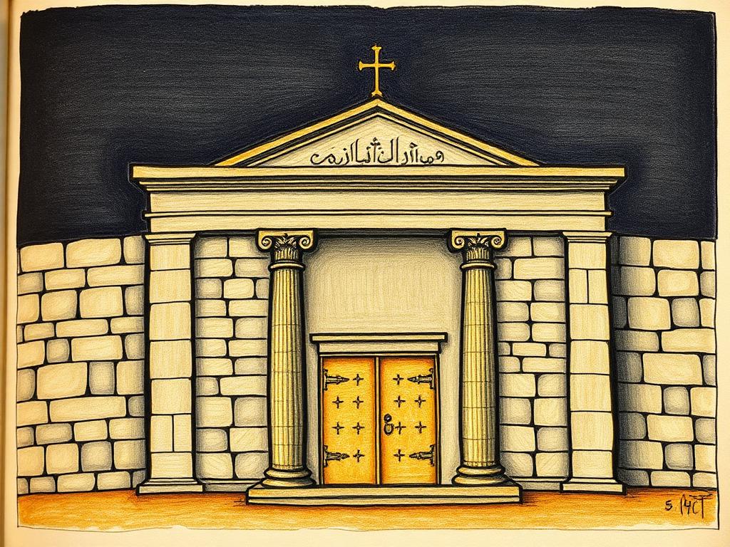 Ilustração de Templo de Salomão